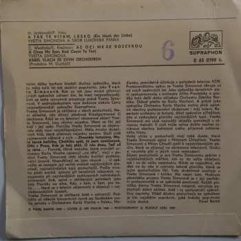 SP Yvetta Simonová: A Tak Tě Vítám, Lásko / Až Oči Mé Se Rozevřou