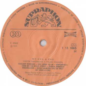 LP Yvetta Simonová: My Dva A Čas