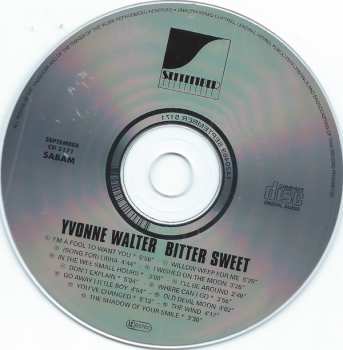 CD Yvonne Walter: Bitter Sweet (Remembering Ann) 305900