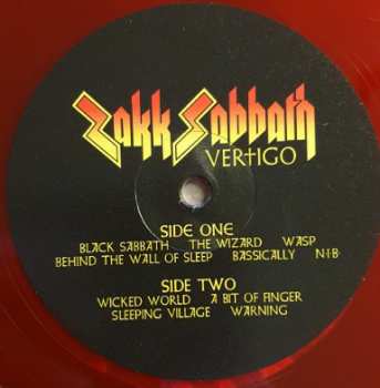 LP Zakk Sabbath: Vertigo LTD | CLR 134026