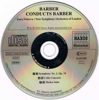 CD Zara Nelsova: Barber Conducts Barber 352636