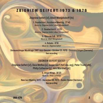 CD Zbigniew Seifert: Live Recordings 1973 & 1976 327369
