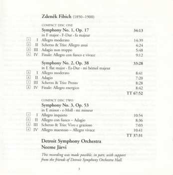 2CD Zdeněk Fibich: Complete Symphonies 122134