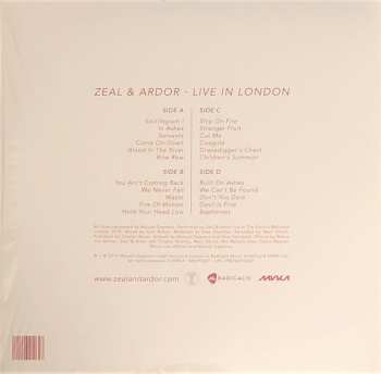 2LP Zeal And Ardor: Live In London CLR 138847