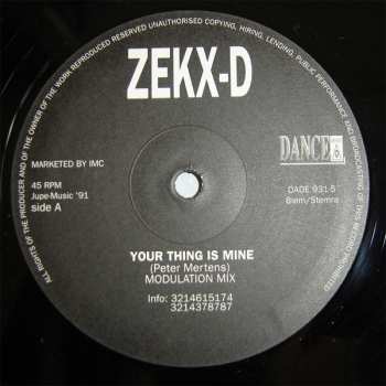 Album Zekx-D: Your Thing Is Mine