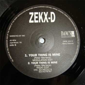 LP Zekx-D: Your Thing Is Mine 425495