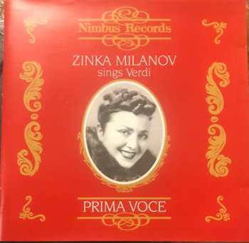 Album Zinka Milanov: Zinka Milanov Sings Verdi. Prima Voce