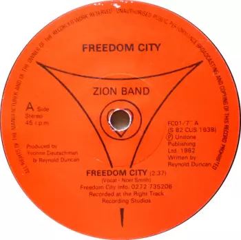 Zion Band: Freedom City