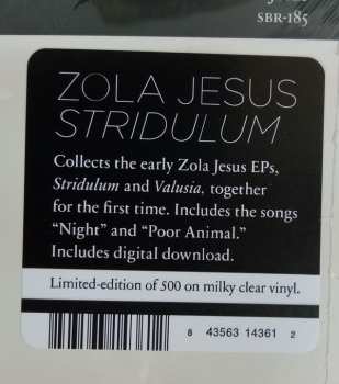 LP Zola Jesus: Stridulum LTD | CLR 413605