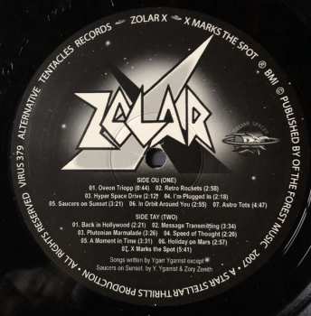 LP Zolar X: X Marks The Spot 88036