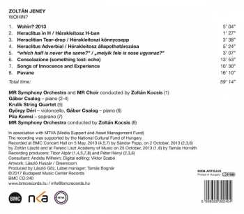 CD Zoltán Jeney: Wohin? 308521