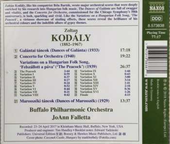 CD Zoltán Kodály: Concerto For Orchestra / Dances Of Galánta / Dances Of Marosszék / 'The Peacock' Variations 179255