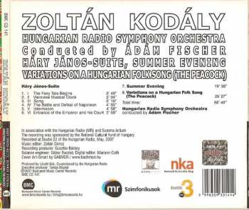 CD Zoltán Kodály: Háry János-Suite, Summer Evening Variations On A Hungarian Folksong (The Peacock) 295710