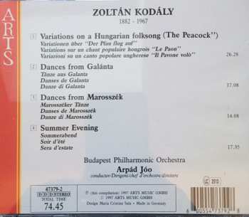 CD Zoltán Kodály: Variations On A Hungarian Folksong "Peacock Variations" / Dances From Galánta / Dances From Marosszék / Summer Evening 155075