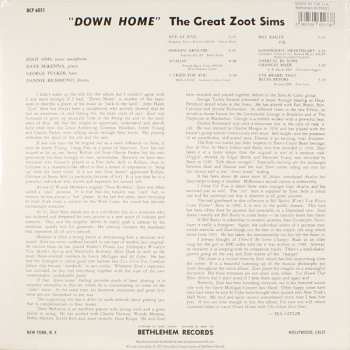 LP Zoot Sims: Down Home LTD 152804