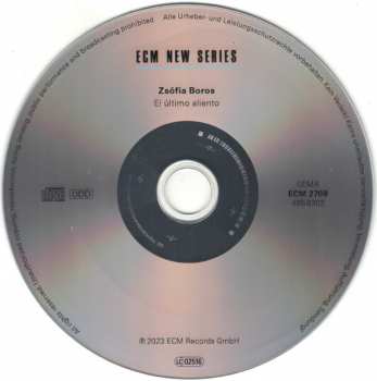 CD Zsófia Boros: El Último Aliento 435162