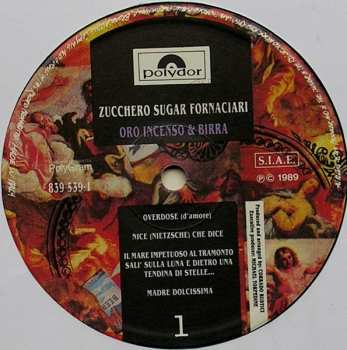 LP Zucchero: Oro Incenso & Birra 531648