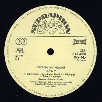 LP Zuzana Michnová: Rány 42527