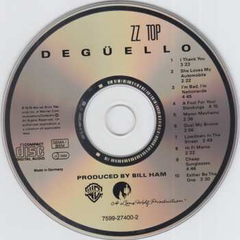 CD ZZ Top: Degüello 394453