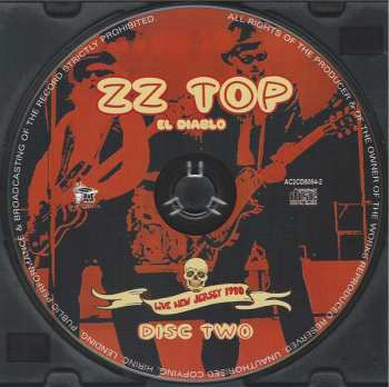 2CD ZZ Top: El Diablo (Live New Jersey 1980) 508902