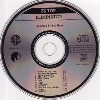 CD ZZ Top: Eliminator 10986