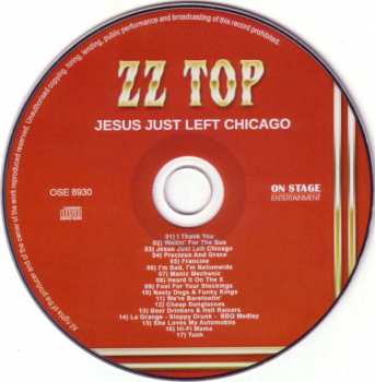 CD ZZ Top: Jesus Just Left Chicago 427008