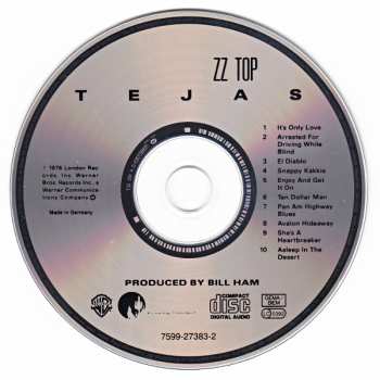 CD ZZ Top: Tejas 35809