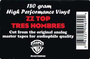 LP ZZ Top: Tres Hombres DLX 37241