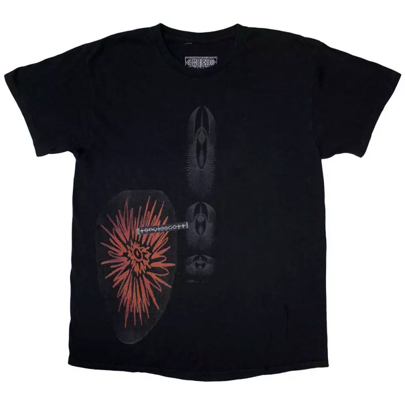 Travis Scott Unisex T-shirt: Summer Run 2023 Stockholm (back Print & Ex-tour) (medium) M