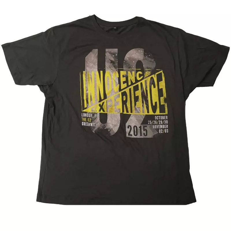 U2 Unisex T-shirt: I+e London Event 2015 (ex-tour) (xx-large) XXL
